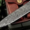 Artisan Damascus Steel French Chef Knife 512 Layers Firestorm Pattern Exotic Wood Handle 1