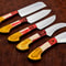 Hand Forged D2 Chef Knife Set Pakka Wood Handle Kitchen Collection 1