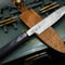 Premium Handmade Damascus Steel Chef Knife With Wooden Handle Leather Sheath 2