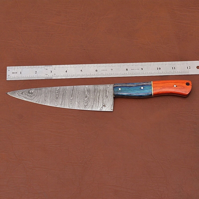 Professional Handmade Damascus Steel Chef Knife For Kitchen Filleting 1