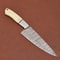 Artisan Damascus Steel Kitchen Knife Custom Handmade Chefs Tool 1