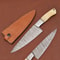 Artisan Damascus Steel Kitchen Knife Custom Handmade Chefs Tool 0