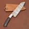 Professional Damascus Steel Kitchen Knife Handcrafted Wooden Handle 2