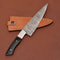 Handcrafted Damascus Steel Kitchen Knife Razor Sharp Chef Knife 3