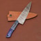 Unique Handmade Damascus Steel Chef Knife Ideal For Kitchen BBQ 3