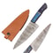 Unique Handmade Damascus Steel Chef Knife Ideal For Kitchen BBQ 0