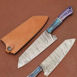 luxury custom damascus steel chef knife – premium craftsmanship