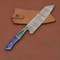 Authentic Damascus Steel Kitchen Knife Hand Forged Chef Blade 3