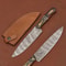 Exclusive Handmade Damascus Steel Kitchen Knife Sharp Durable Blade 0