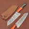 Custom Damascus Kitchen Knife Handcrafted Chefs Blade For Precision Cuts 0