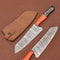 Custom Damascus Kitchen Knife Handcrafted Chefs Blade For Precision Cuts 0