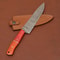 Luxury Damascus Steel Chef Knife Handmade Full Tang Kitchen Knife 3