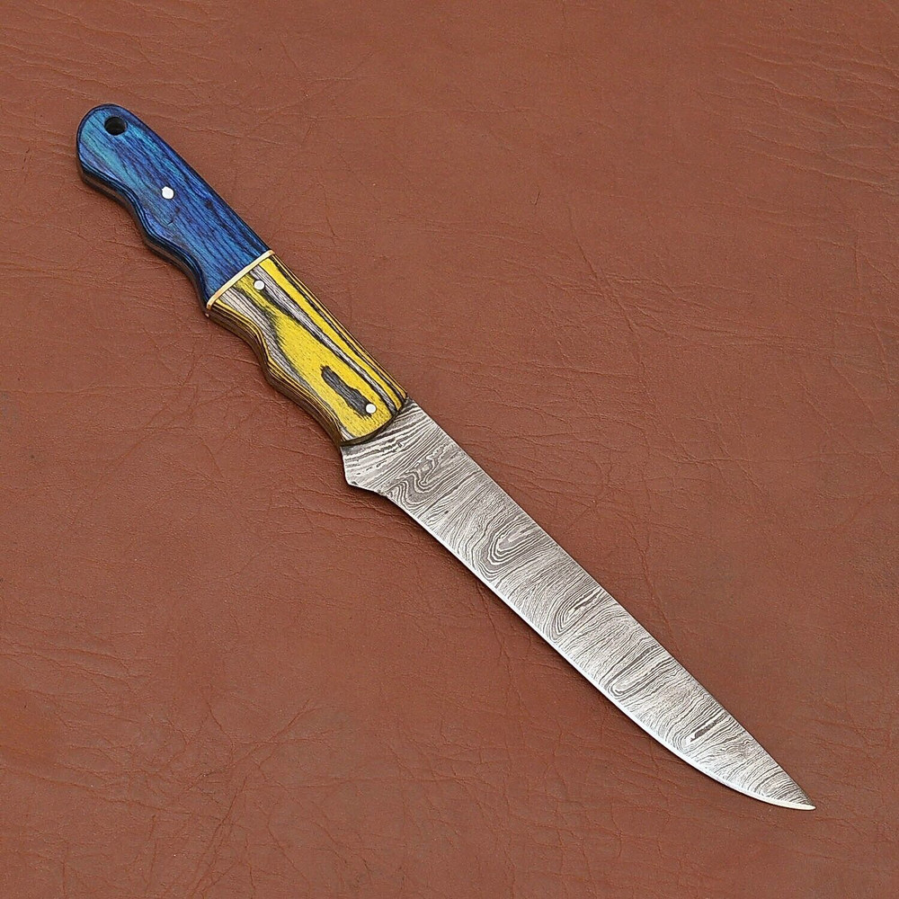 Handmade Damascus Chef Knife  Crafted For Kitchen Experts 1