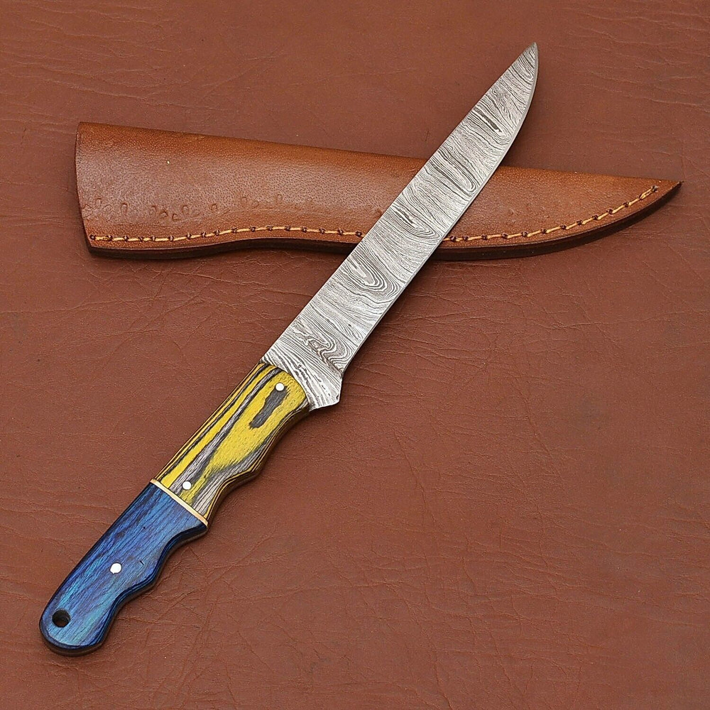 Handmade Damascus Chef Knife  Crafted For Kitchen Experts 2
