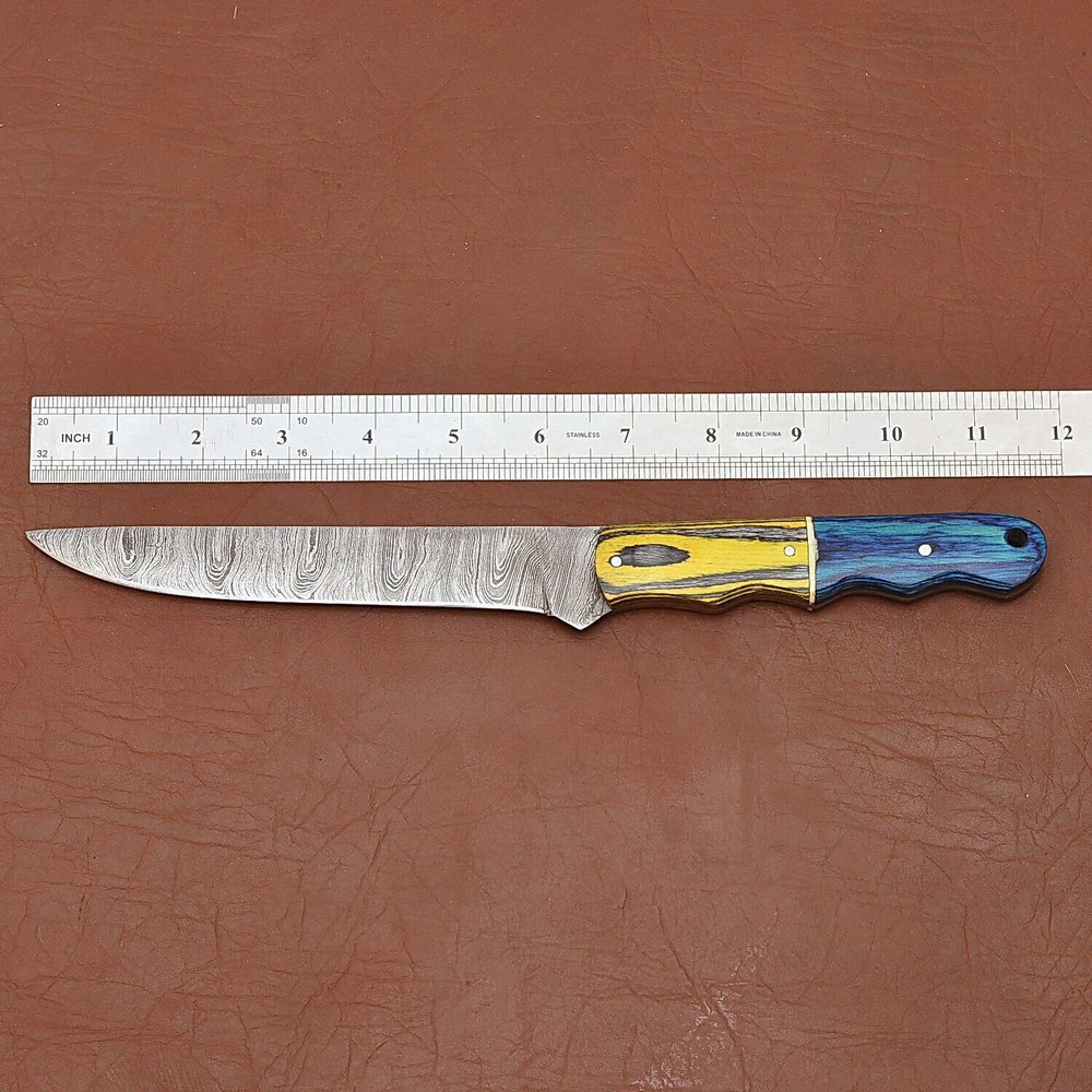 Handmade Damascus Chef Knife  Crafted For Kitchen Experts 3