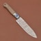 Custom Forged Damascus Steel Kitchen Knife Full Tang Chefs Knife With Wood Handle 1