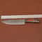Artisan Forged Damascus Kitchen Knife Sharp 7 Inch Blade With Wooden Handle 2