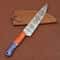Custom Handmade Damascus Steel Cooking Knife Durable Chef Knife With Sheath 3