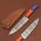 Custom Handmade Damascus Steel Cooking Knife Durable Chef Knife With Sheath 0