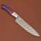 Authentic Damascus Steel Kitchen Knife Handcrafted Chef Blade With Wood Handle 1