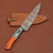 Luxury Handmade Damascus Chef Knife  Perfect For Kitchen Hunting  Camping 3