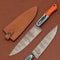 Luxury Handmade Damascus Chef Knife Perfect For Kitchen Hunting Camping 0