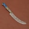 Premium Handmade Damascus Fillet Knife Wooden Handle With Leather Cover 1