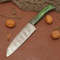 Professional Handmade Damascus Chef Knife  Sharp 7 Inch Blade With Leather Sheath 1