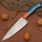 Authentic Damascus Steel Chef Knife Hand Forged Kitchen Outdoor Knife 0