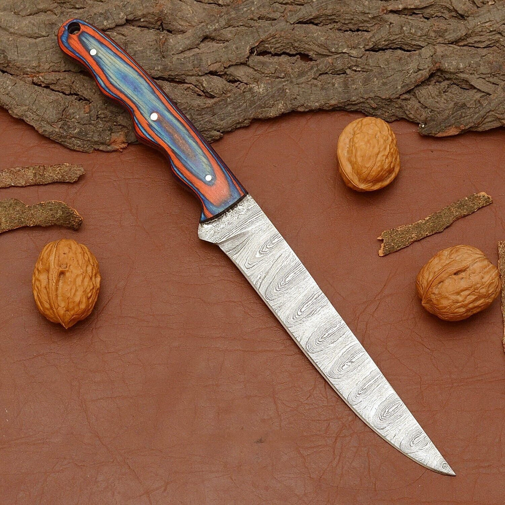 Professional Handmade Damascus Steel Knife  Chef Choice Kitchen Essential 0