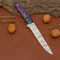 Artisan Forged Damascus Steel Chef Knife Handmade Wooden Handle Masterpiece 1
