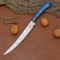 Handcrafted Damascus Steel Cooking Knife Elegant Wooden Handle Design 0