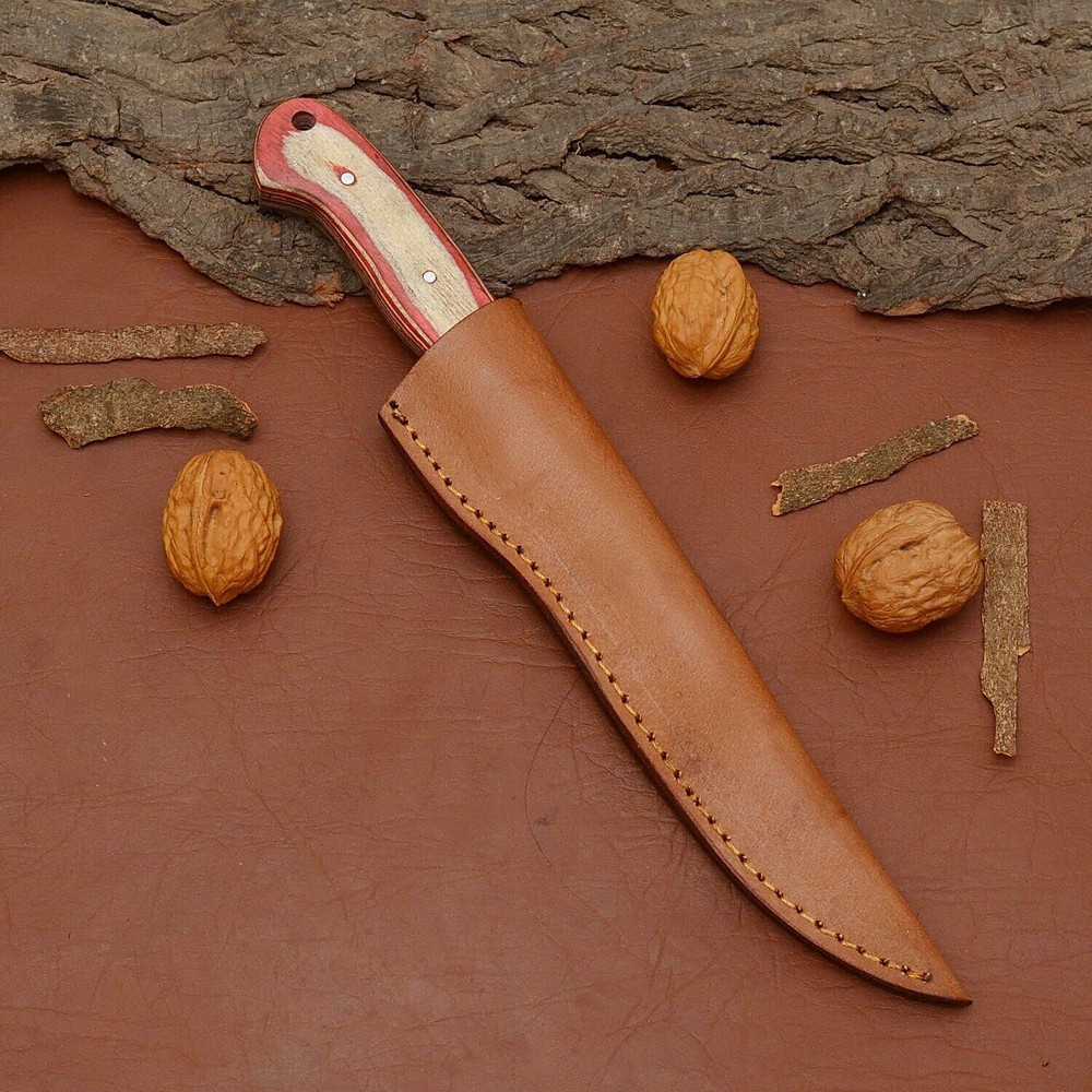 Signature Handmade Damascus Chef Knife  Sharp 7 Inch Blade For Professionals 3