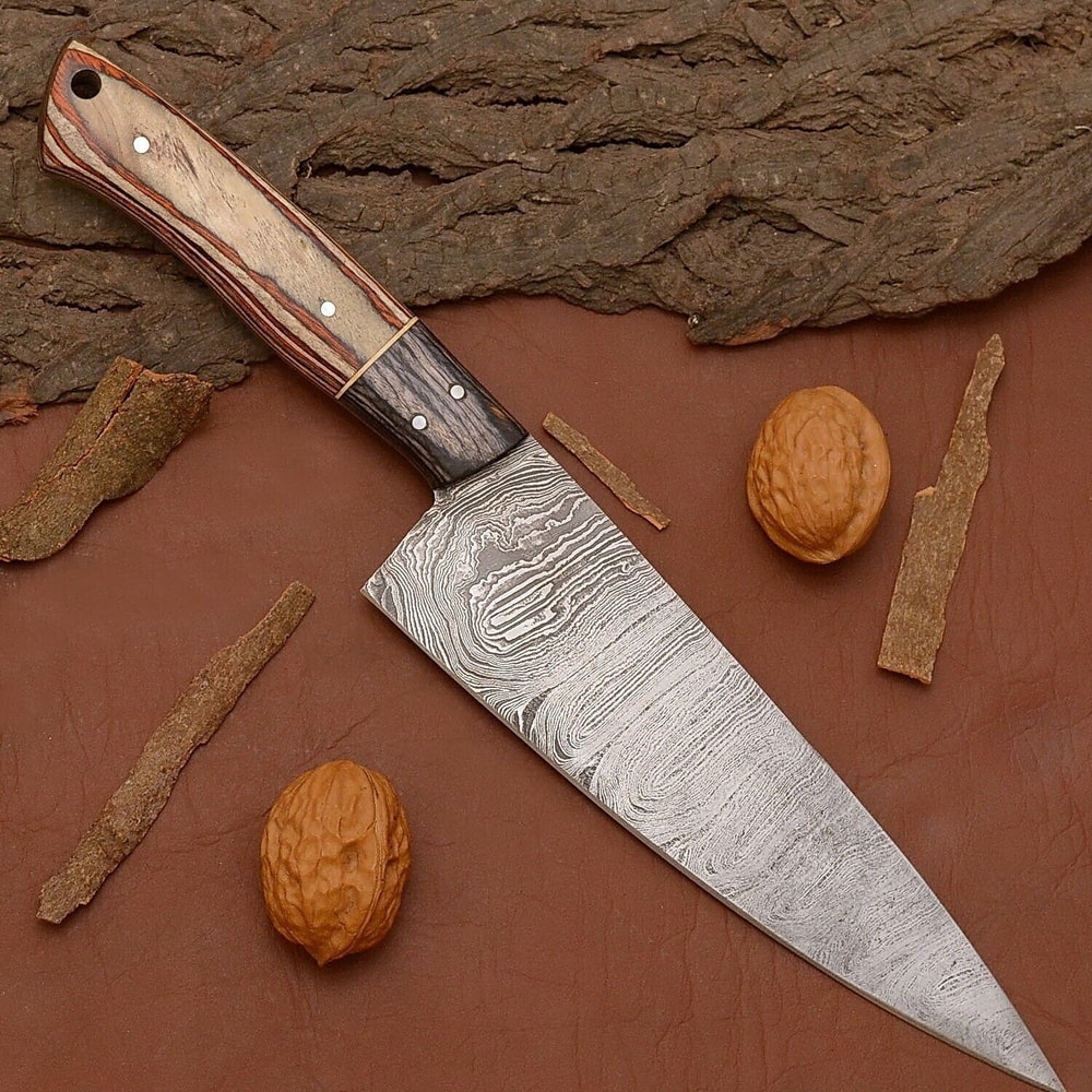 Master Forged Damascus Steel Knife Professional Kitchen Chef Essential 1