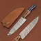 Durable Damascus Steel Kitchen Knife Full Tang Handmade Precision Blade 0
