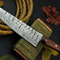 Custom Handmade Damascus Steel Chef Knife With Walnut Handle 1