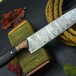 handmade damascus chef knife – premium kitchen cutlery gift