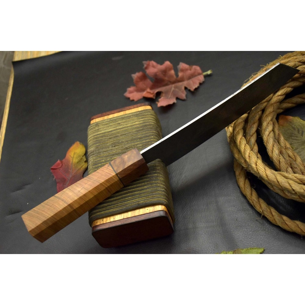 Full Tang Damascus Steel Kitchen Knife Custom Handmade Design 3