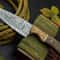Damascus Steel Chef Knife 8 Inch Elegant Walnut Wood Handle 0