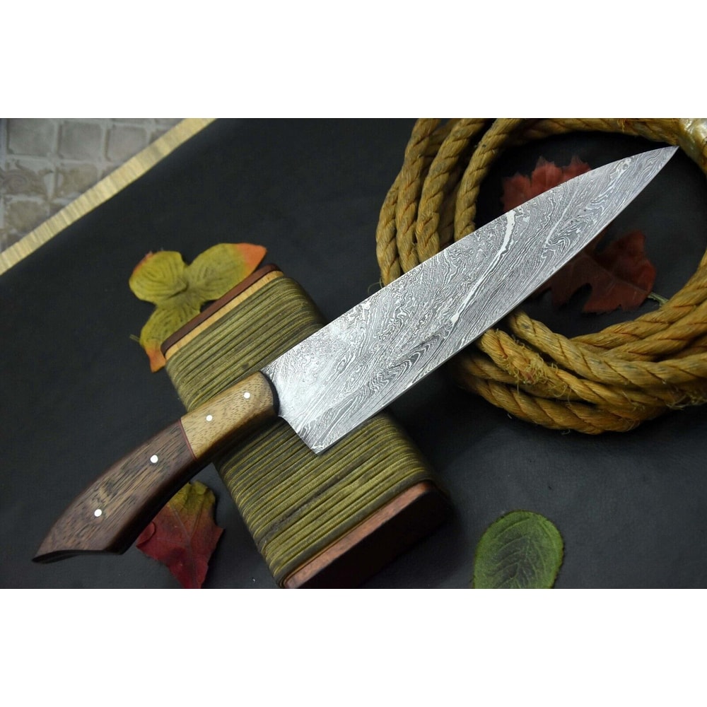 Artisan Handmade Damascus Chef Knife Kitchen Gift Knife 2