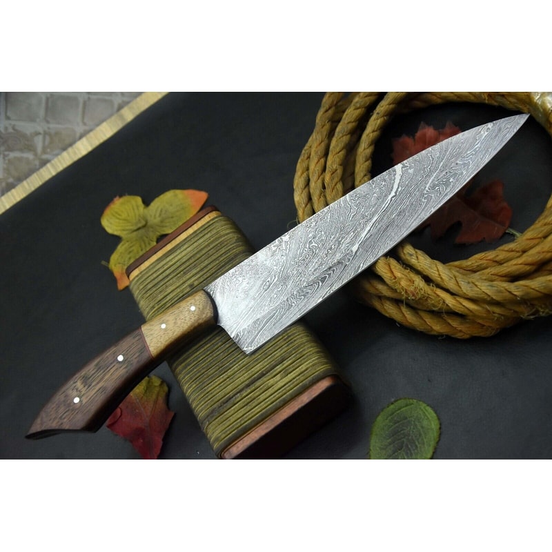 Artisan Handmade Damascus Chef Knife Kitchen Gift Knife 2