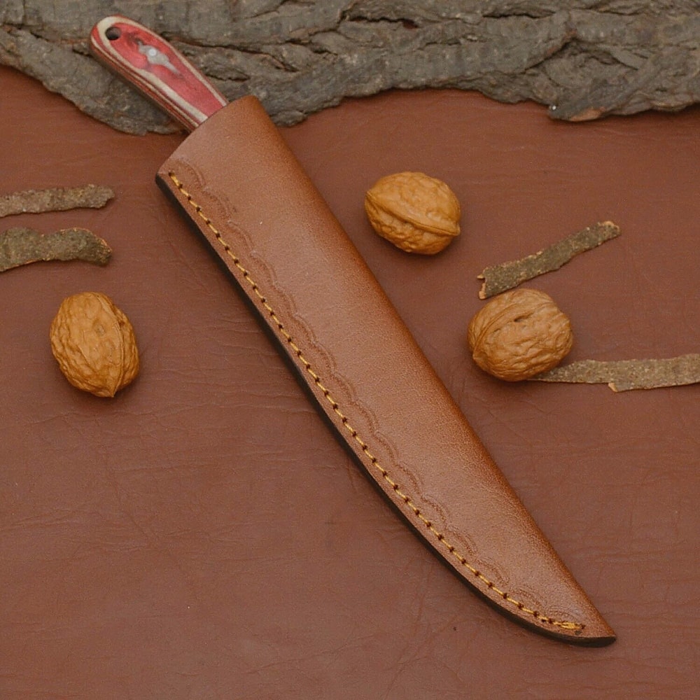 Custom Handmade Damascus Steel Chef Knife Professional Kitchen Outdoor Knife 3