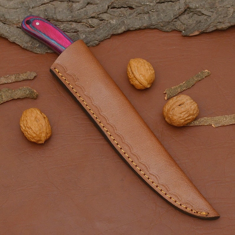 Handmade Damascus Steel Chef Knife Professional Kitchen Outdoor Knife 3