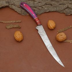 handmade damascus steel chef knife – professional kitchen & outdoor knife