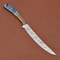 Artisan Damascus Steel Chef Knife Handmade Kitchen Knife With Natural Wood Handle 1