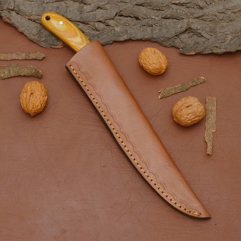 Damascus Steel Cooking Knife Professional Chef Knife With Wooden Handle 3