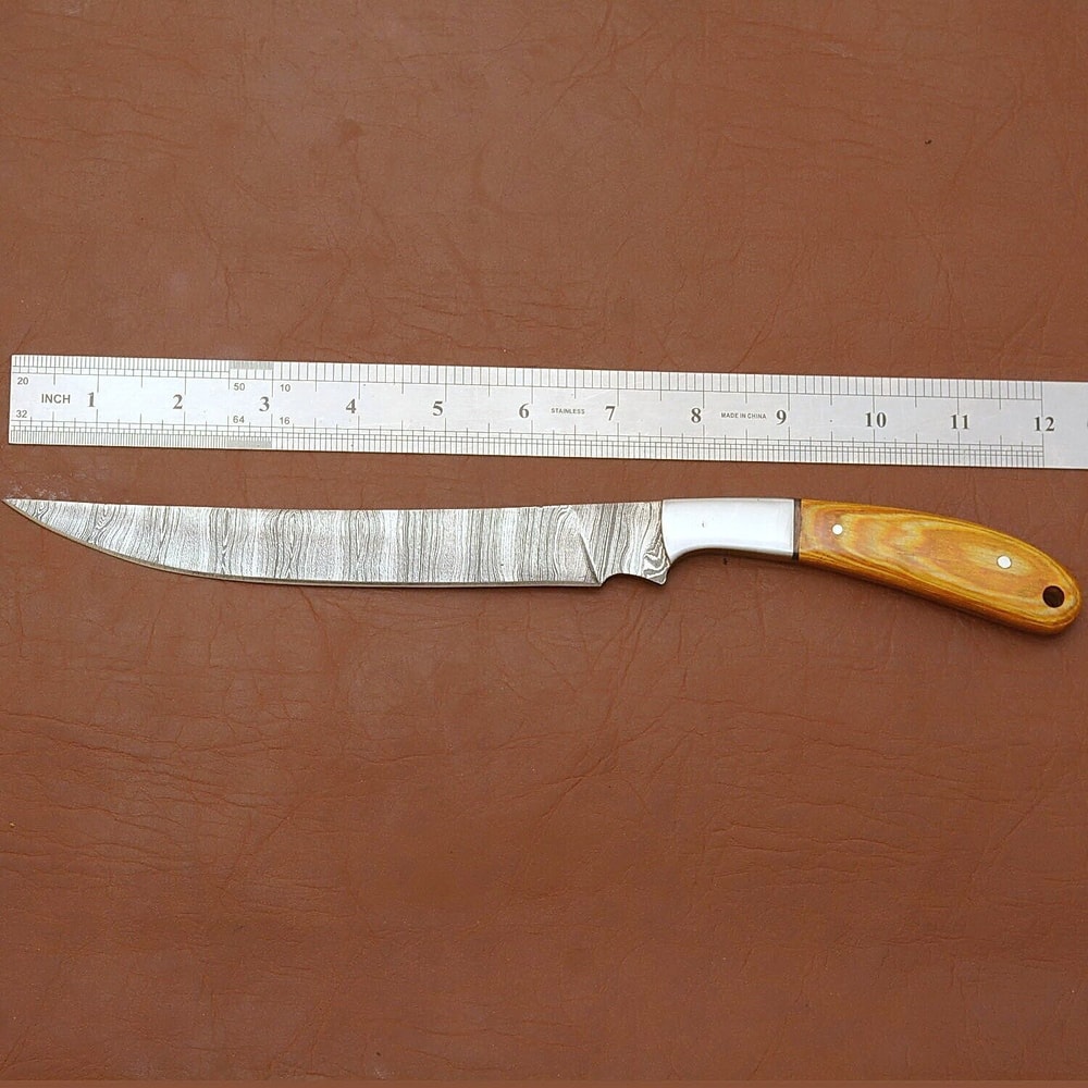 Damascus Steel Cooking Knife Professional Chef Knife With Wooden Handle 2