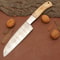 Premium Handmade Damascus Steel Knife Chef Kitchen Knife With Wooden Handle 1