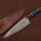 Sharp Handmade Damascus Steel Chef Knife 7 Blade With Premium Leather Sheath 2