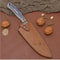 Custom Forged Damascus Steel Kitchen Knife 12 Chef Knife With Wood Handle 3